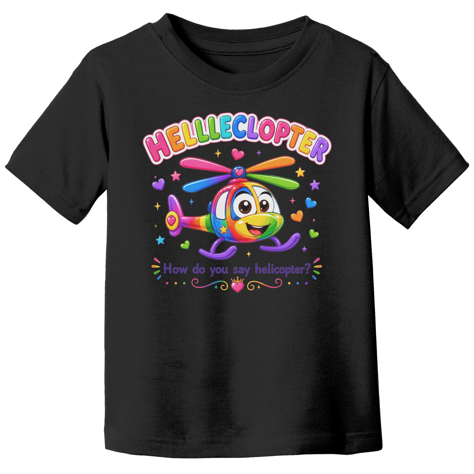 Helleclopter_Toddler_T-Shirt__Rainbow_E_Black_Front_Mockup.png_15798201