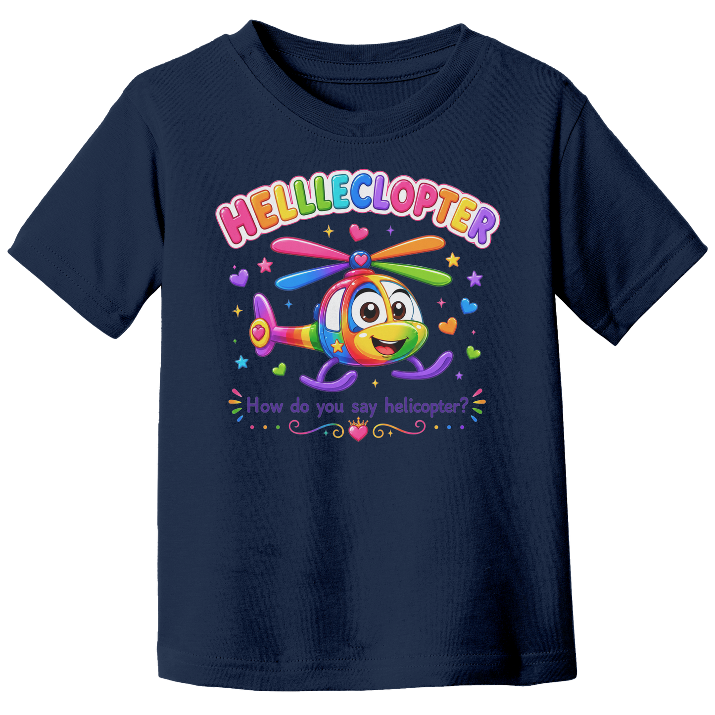 Helleclopter_Toddler_T-Shirt__Rainbow_E_Navy_Front_Mockup.png_15798206