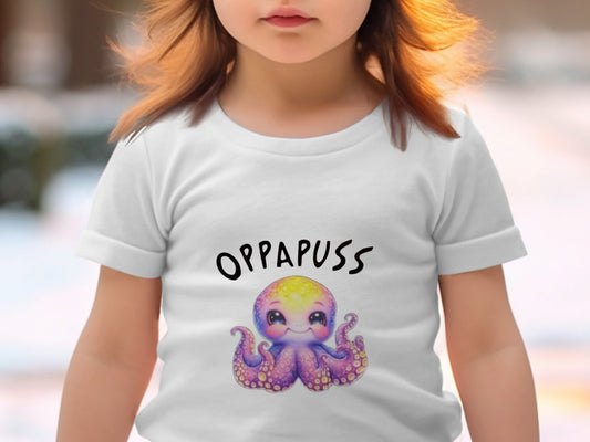 Cute Octopus Graphic Tee for Kids